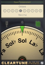Cleartune  Accordeur Chromatique : un logiciel pour accorder vos instruments de musique